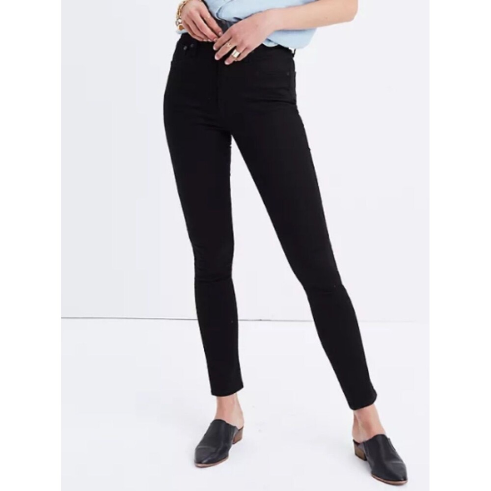 Madewell Women's 10 Inch High Rise Skinny Jeans Carbondale Wash